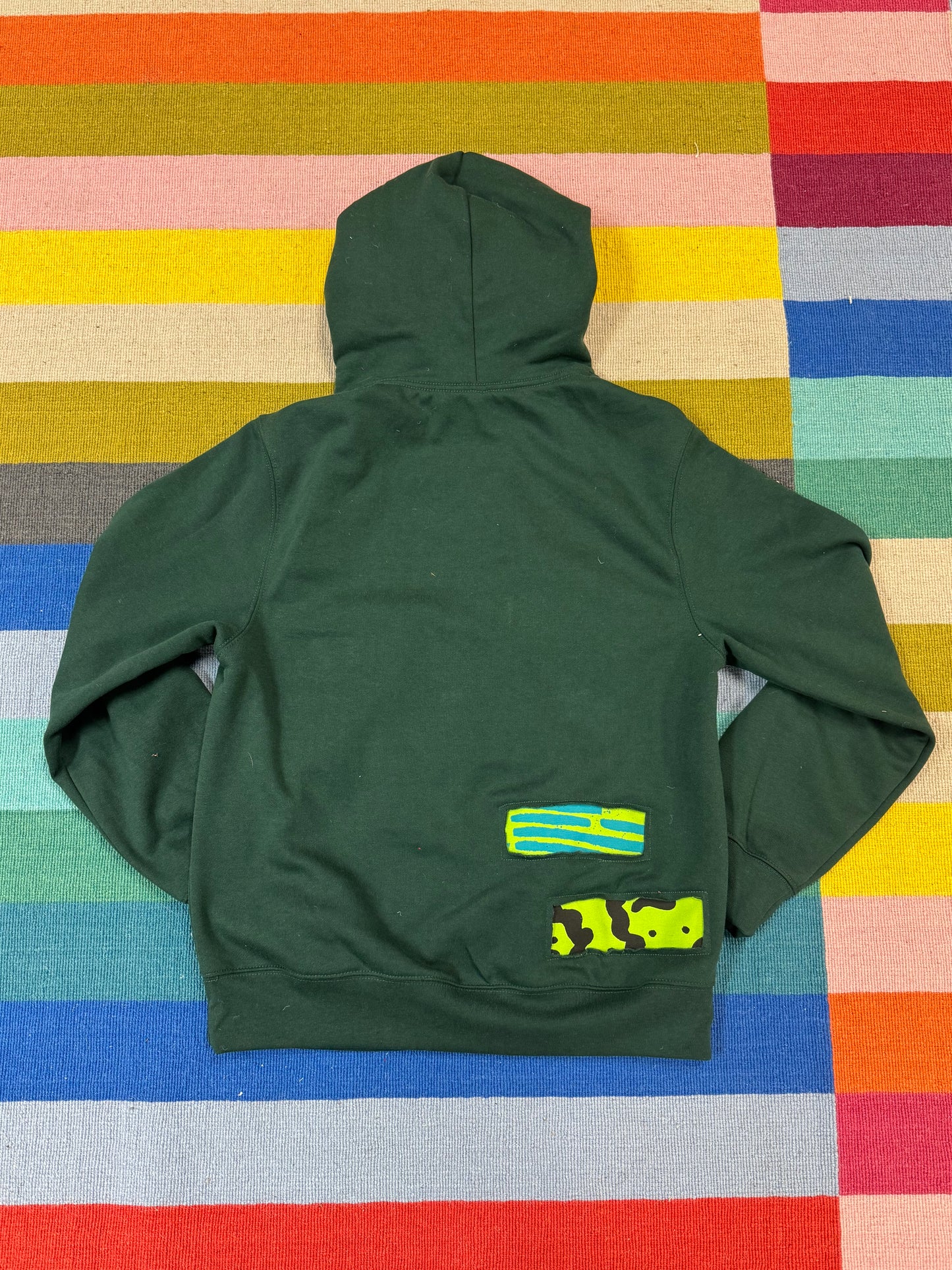 Scrap Fabric Hoodie - Size small