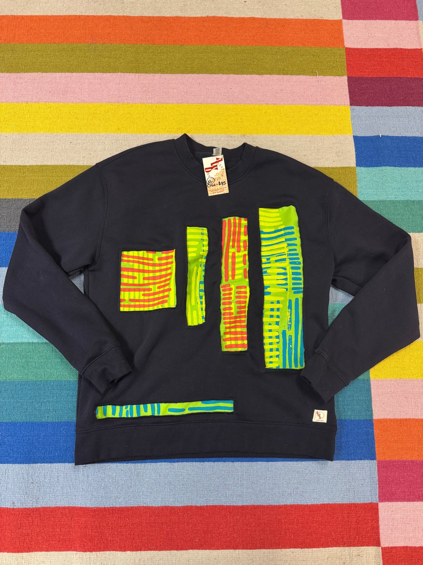 Scrap Fabric crew - Size extra large