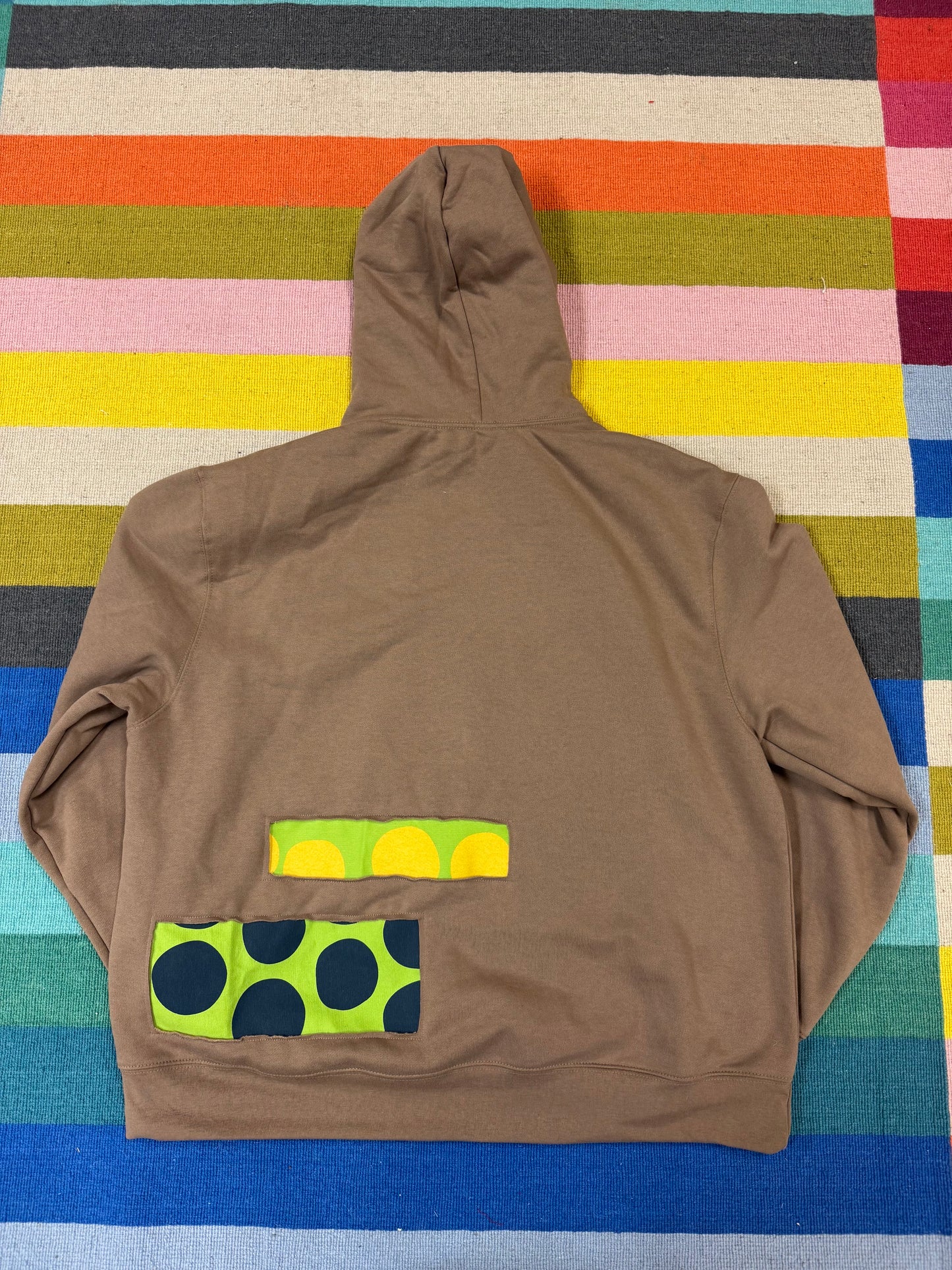 Scrap Fabric Hoodie - size extra large
