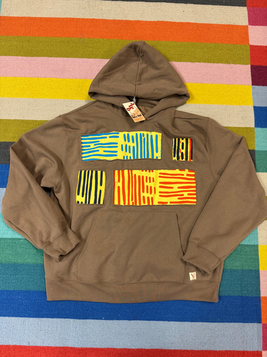 Scrap Fabric Hoodie - Size extra large