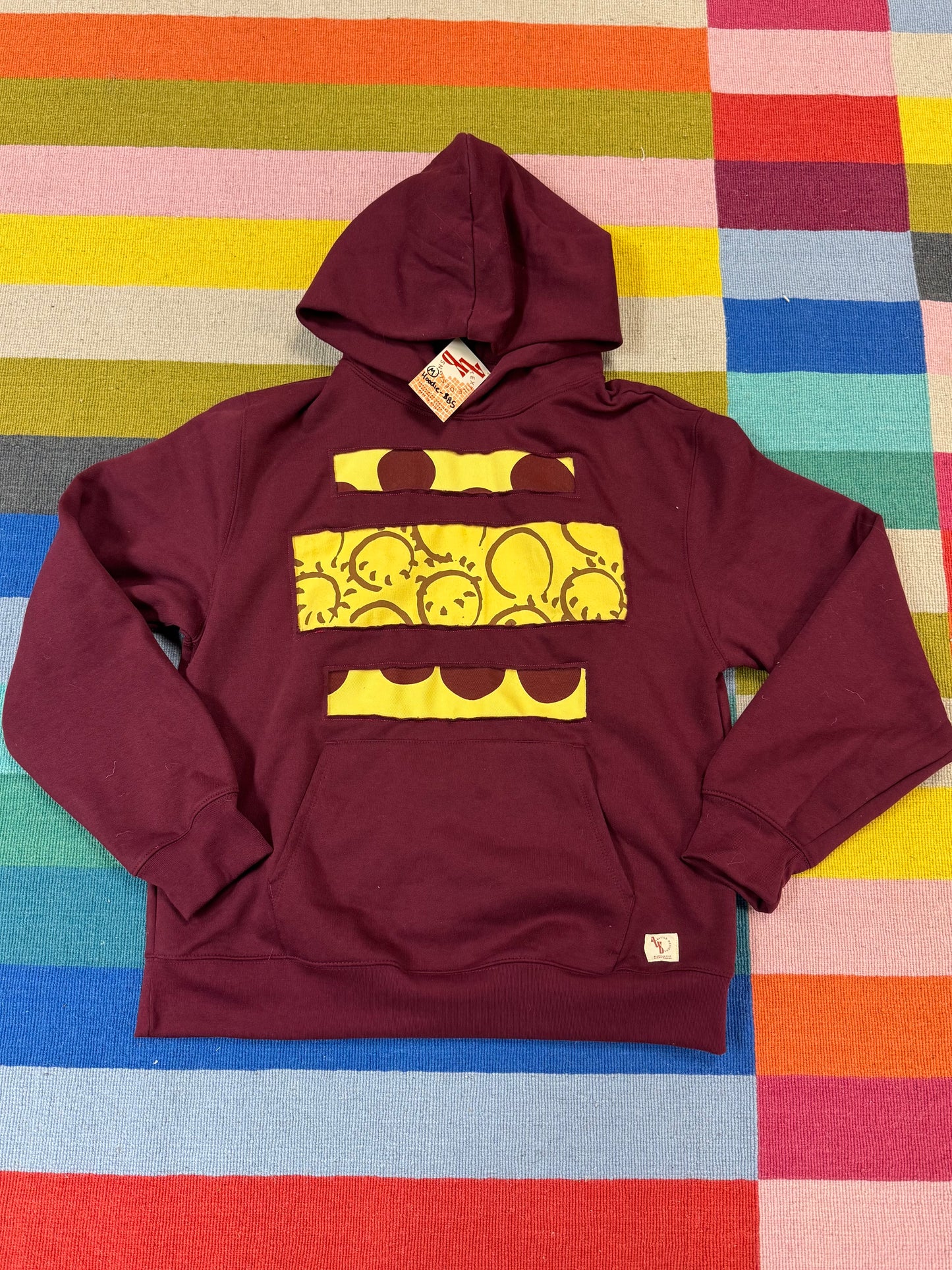 Scrap Fabric Hoodie - Size Medium