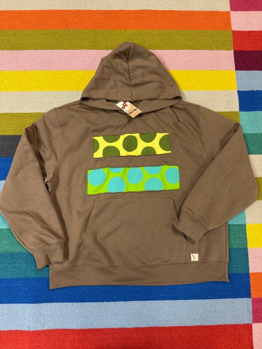 Scrap Fabric Hoodie - size extra large